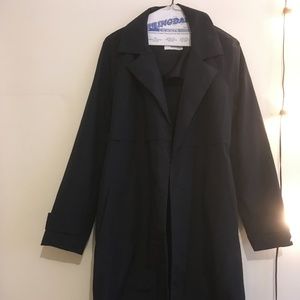 Mango Navy Trench Coat